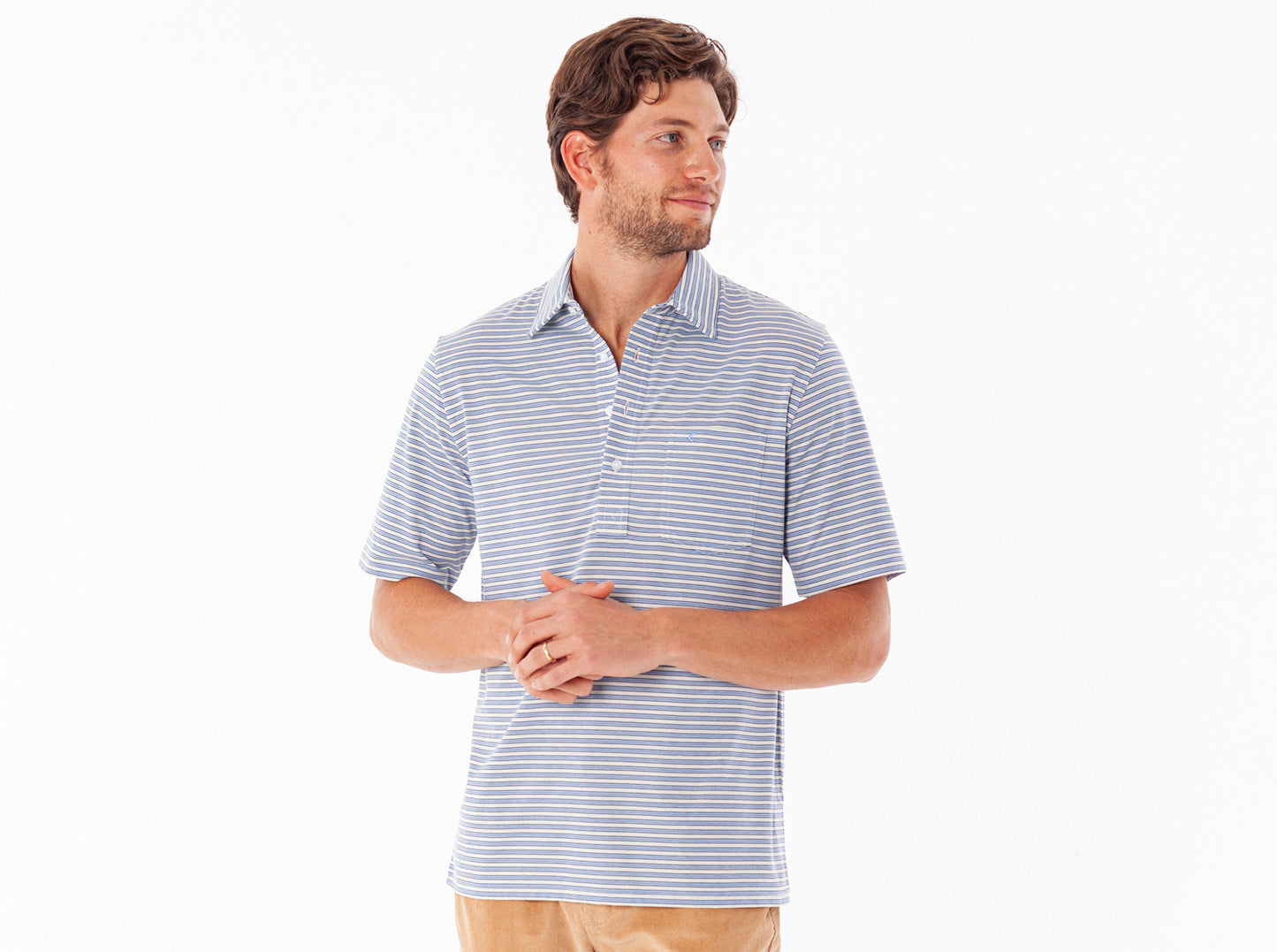Performance Players Shirt - Fremont Stripe Cream