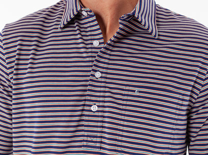 Performance Players Shirt - Fremont Stripe Navy
