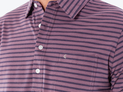 Top-Shelf Players Shirt - Canyon Stripe Dusk