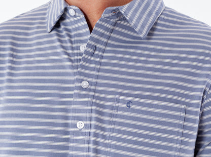 Top-Shelf Players Shirt - Canyon Stripe Blue