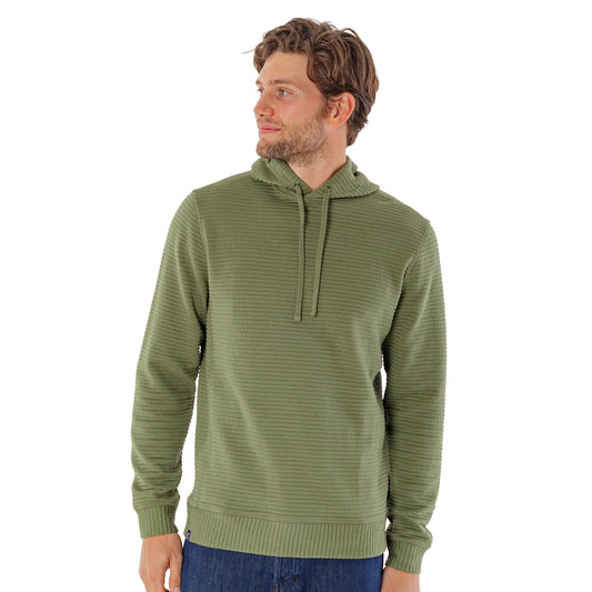 Quilted Hoodie - Olive