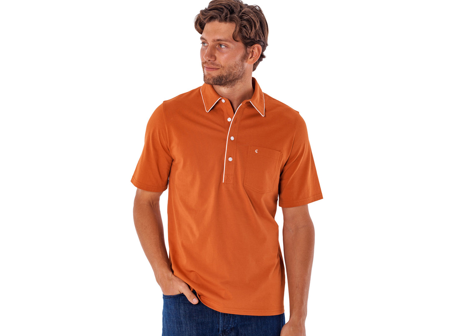 Throwback Players Shirt - Burnt Orange