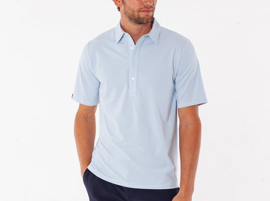 Performance Sport Range Polo - Hobby Stripe - Light Blue