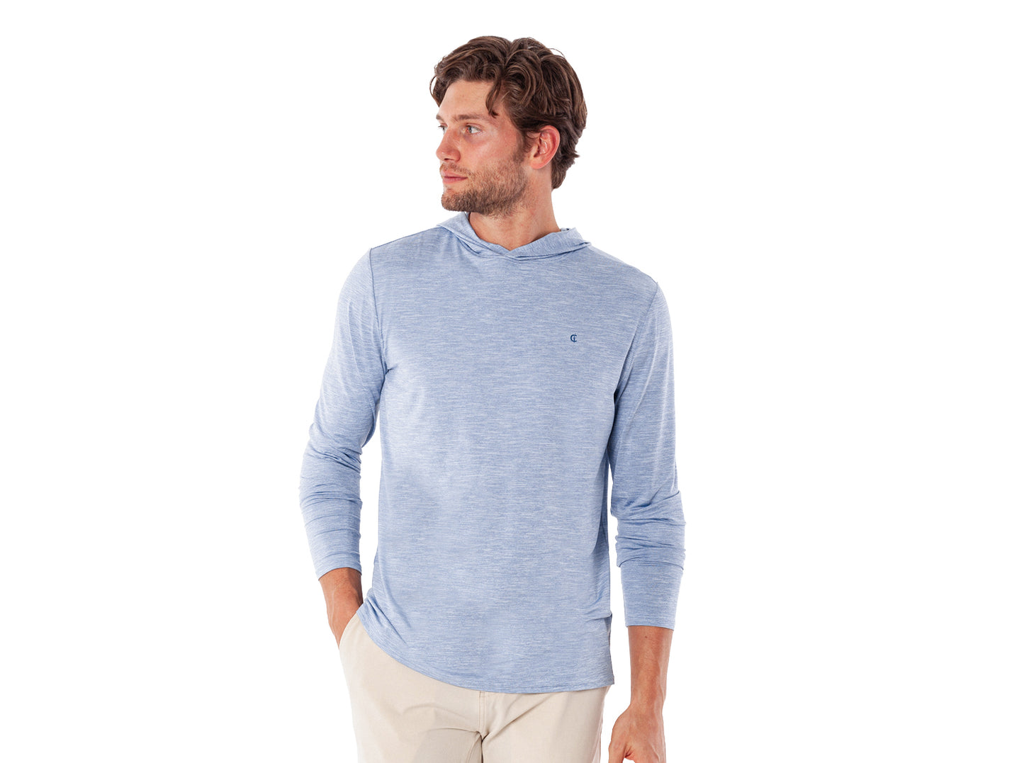 Performance Sport Hoodie - Light Blue