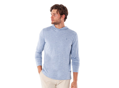 Performance Sport Hoodie - Light Blue
