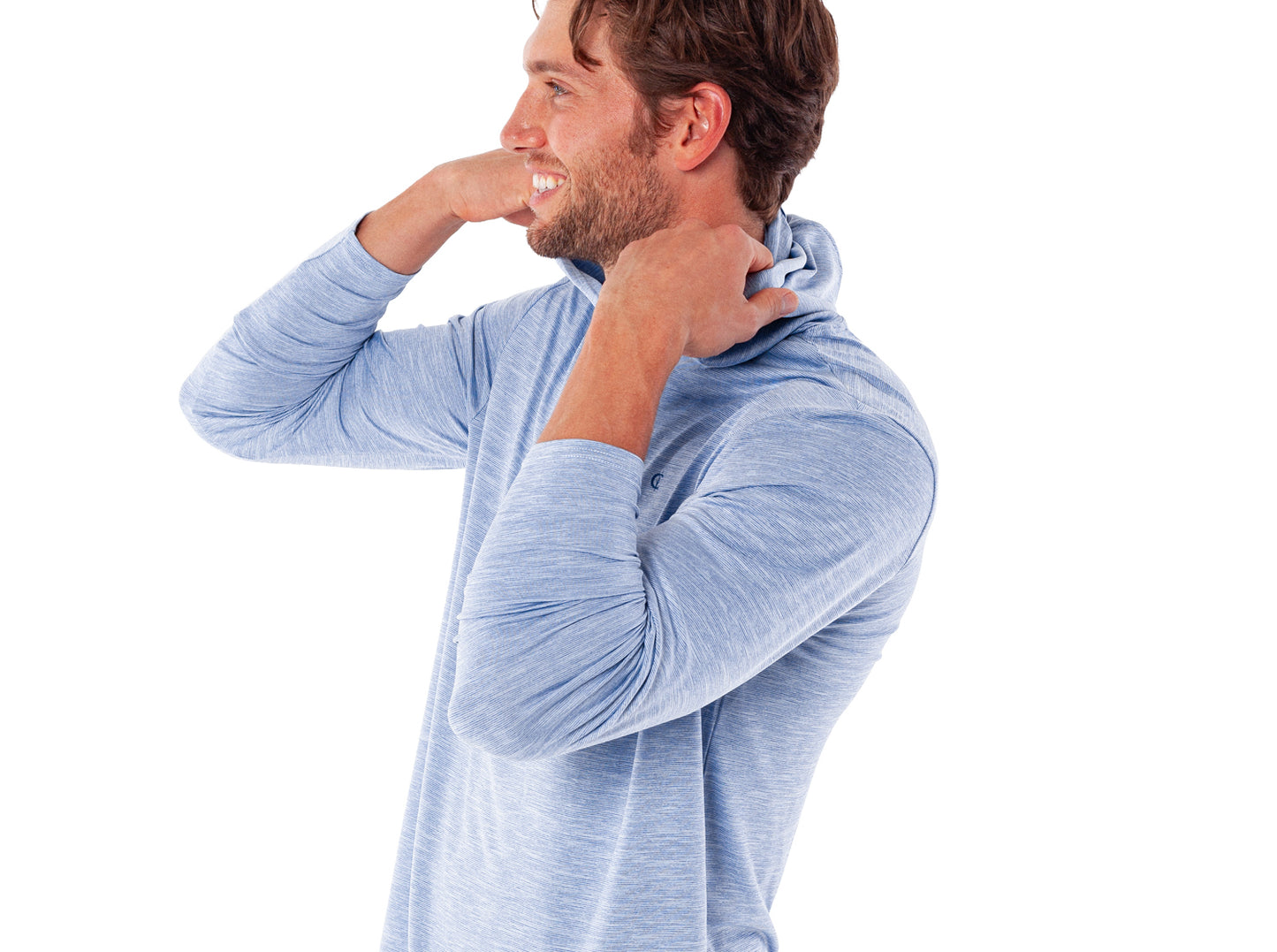 Performance Sport Hoodie - Light Blue