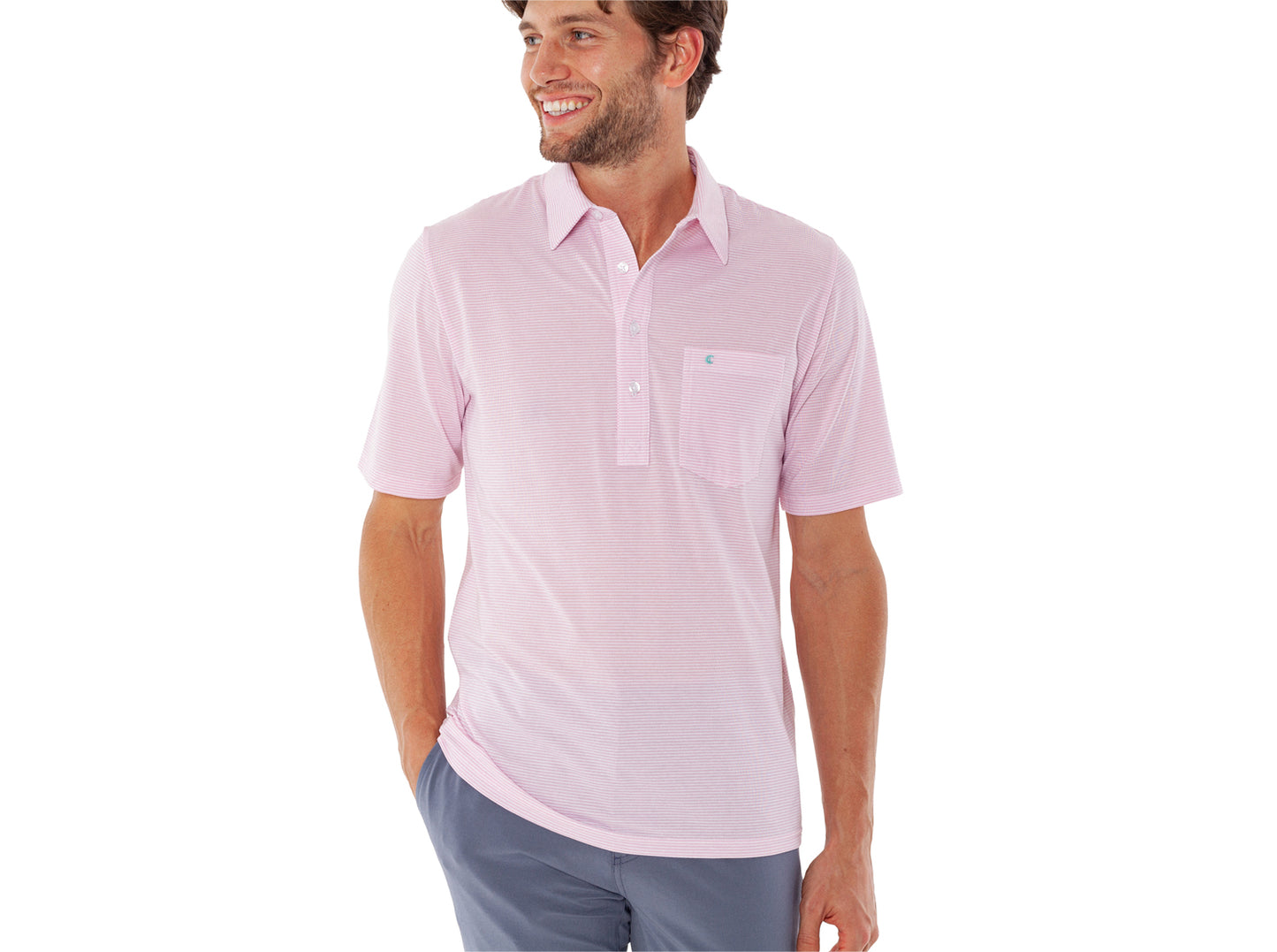 Performance Players Shirt - Hobby Stripe - Light Pink