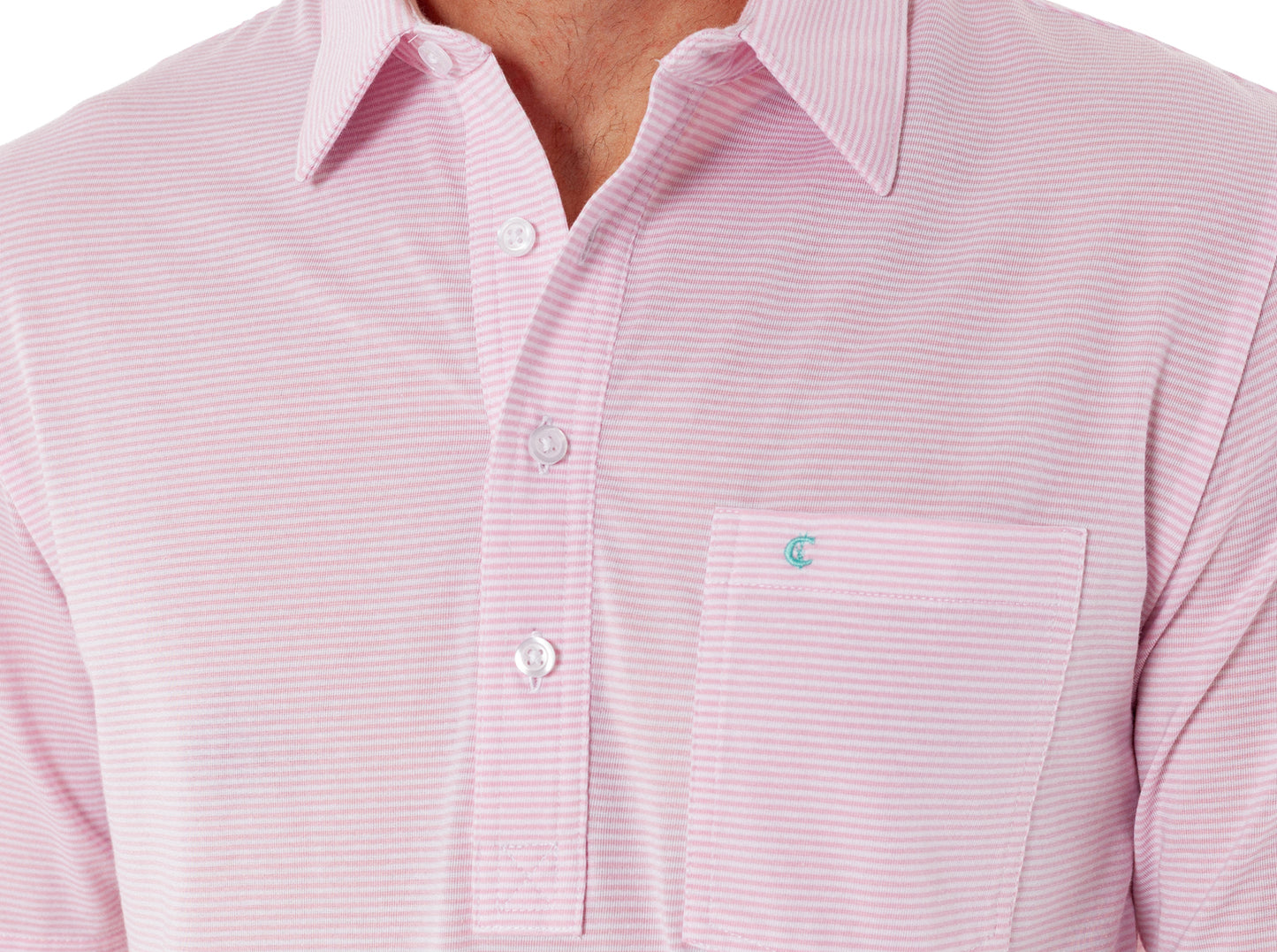 Performance Players Shirt - Hobby Stripe - Light Pink