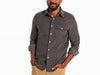 Corduroy Pearl Snap - Charcoal