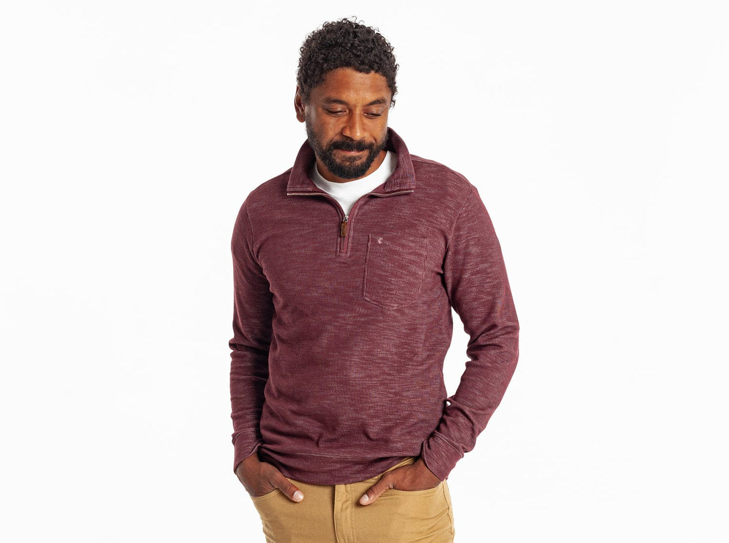 Crossroads Pullover - Mahogany