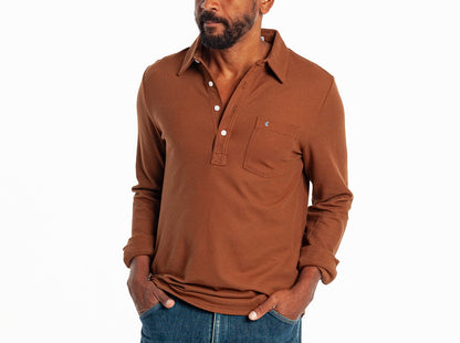 Slim Fit Long Sleeve Players Shirt - Buzzmill