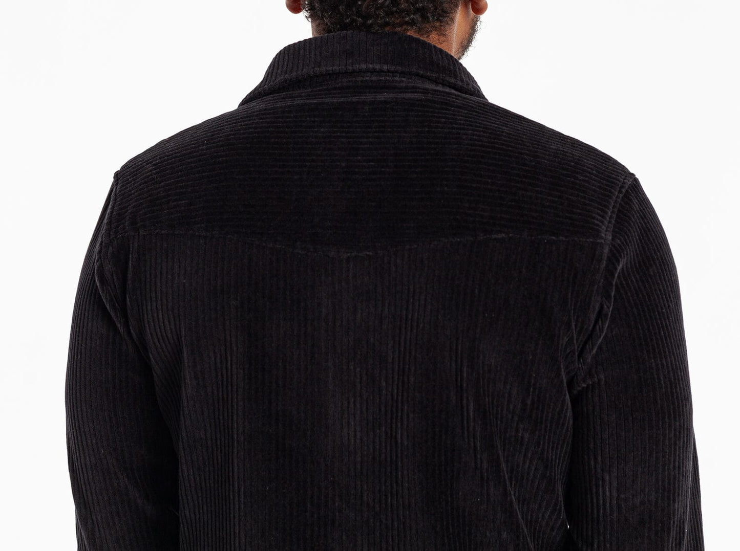 The Velour Pearl Snap - Black Stallion