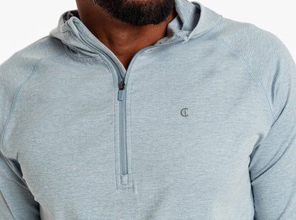 Ace Performance Hoodie - Dusty Blue