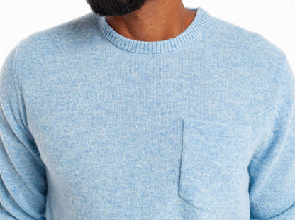 Legacy Cashmere Pocket Crew - Rainey