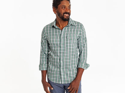 Performance Pearl Snap - Murphy Plaid - Light Blue