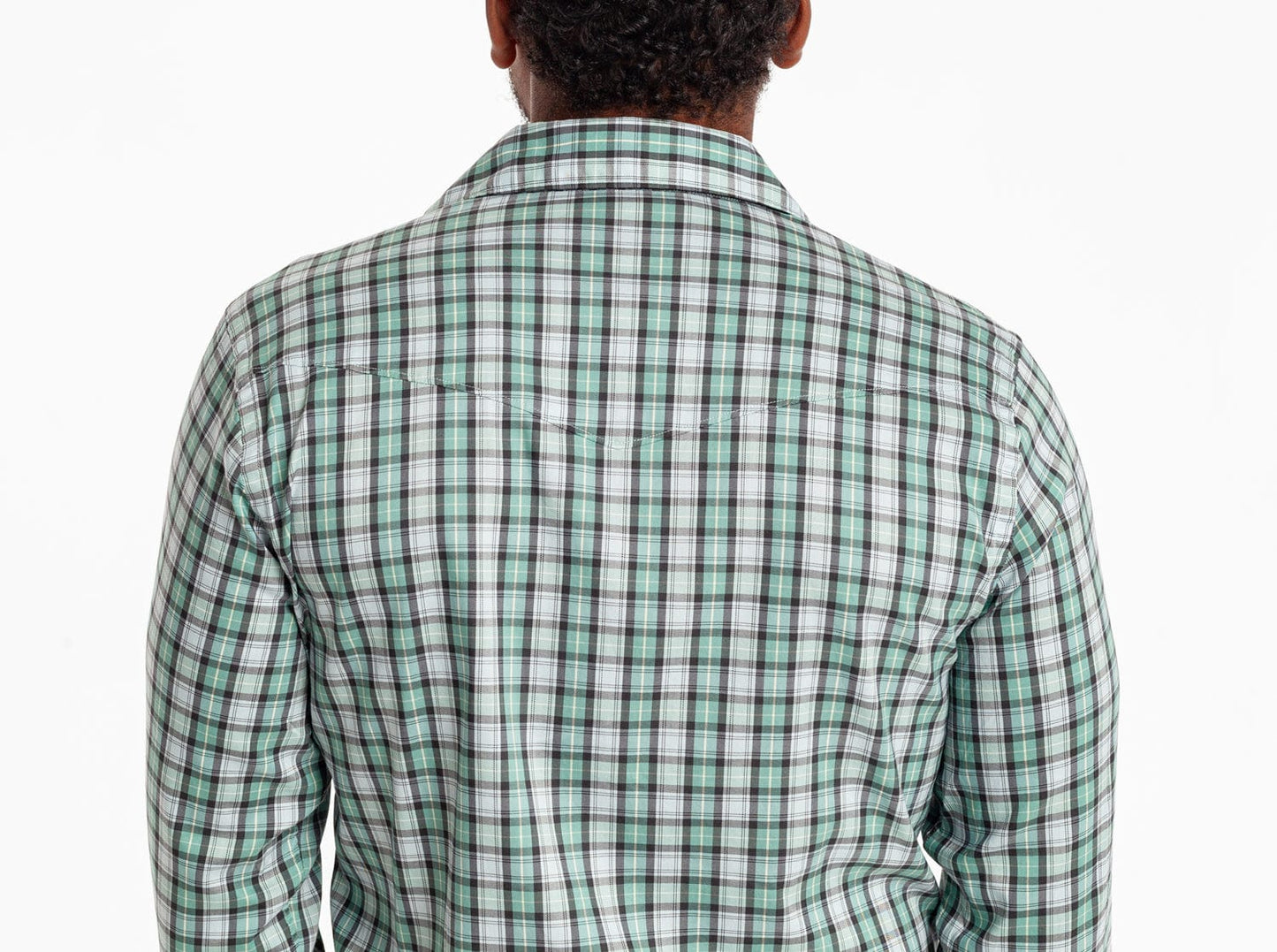 Performance Pearl Snap - Murphy Plaid - Light Blue