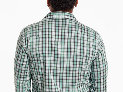 Performance Pearl Snap - Murphy Plaid - Light Blue