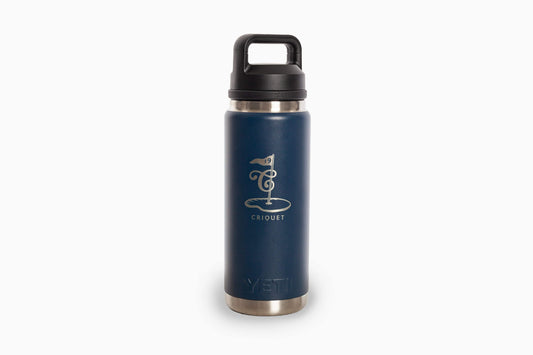 Criquet x YETI - Criquet Flag  26 oz Water Bottle - Navy