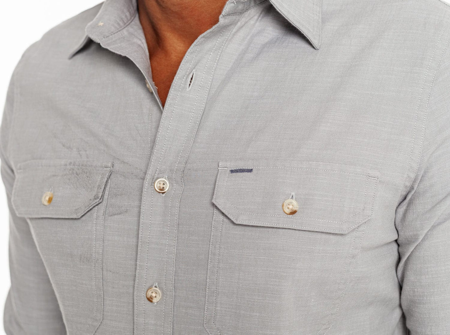 Utility Shirt - Light Gray