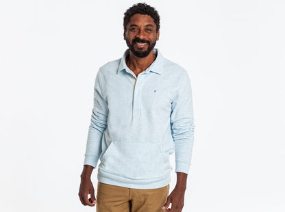 Collared Sweatshirt - Heather Ice