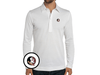 Florida State - Jacquard Long Sleeve Range Polo - Seminole - White