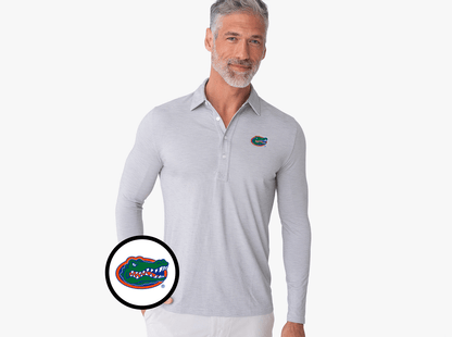 Florida - Brrr Long Sleeve Range Polo - Albert - Silverado