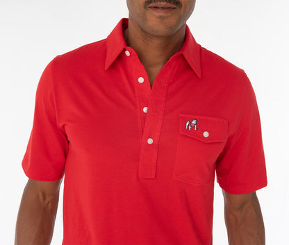 Georgia - Coach's Performance Players Shirt - Bulldog - Red