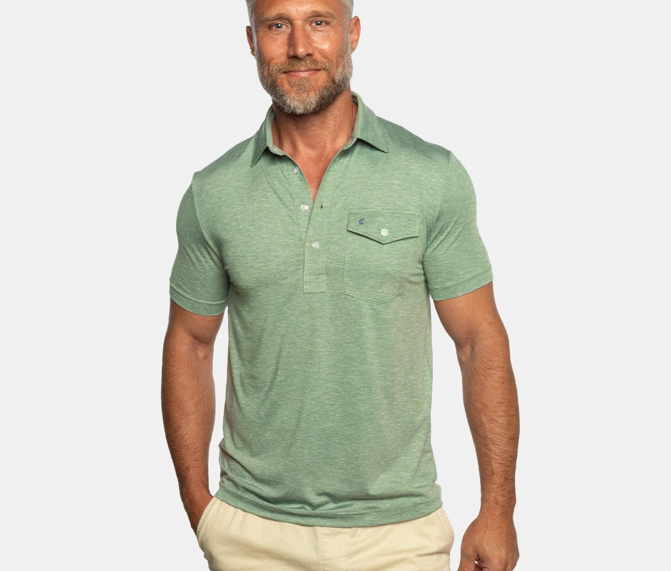 Performance Sport Heather Players Shirt - Rattlesnake