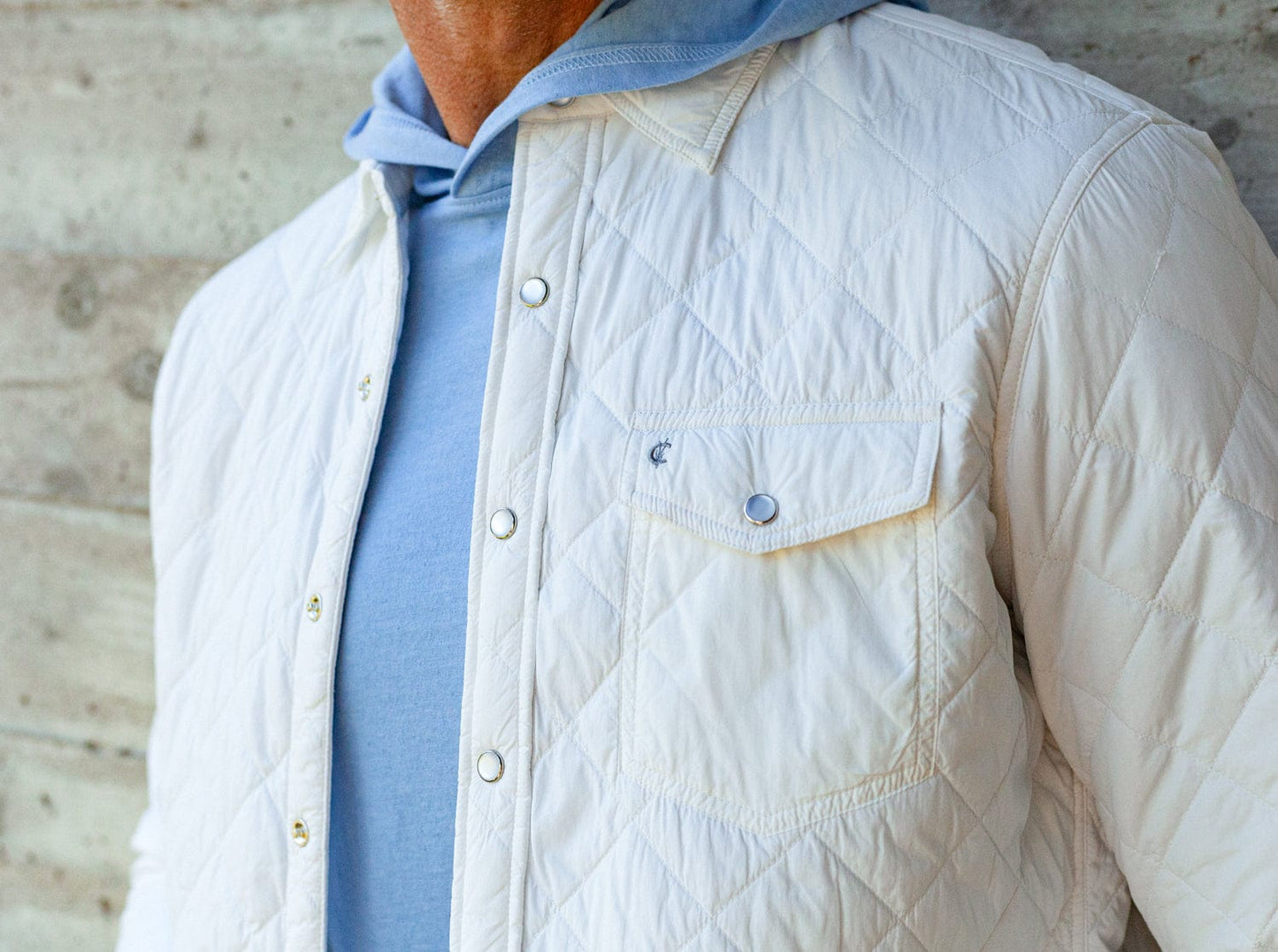 Quilted Shacket - White Album