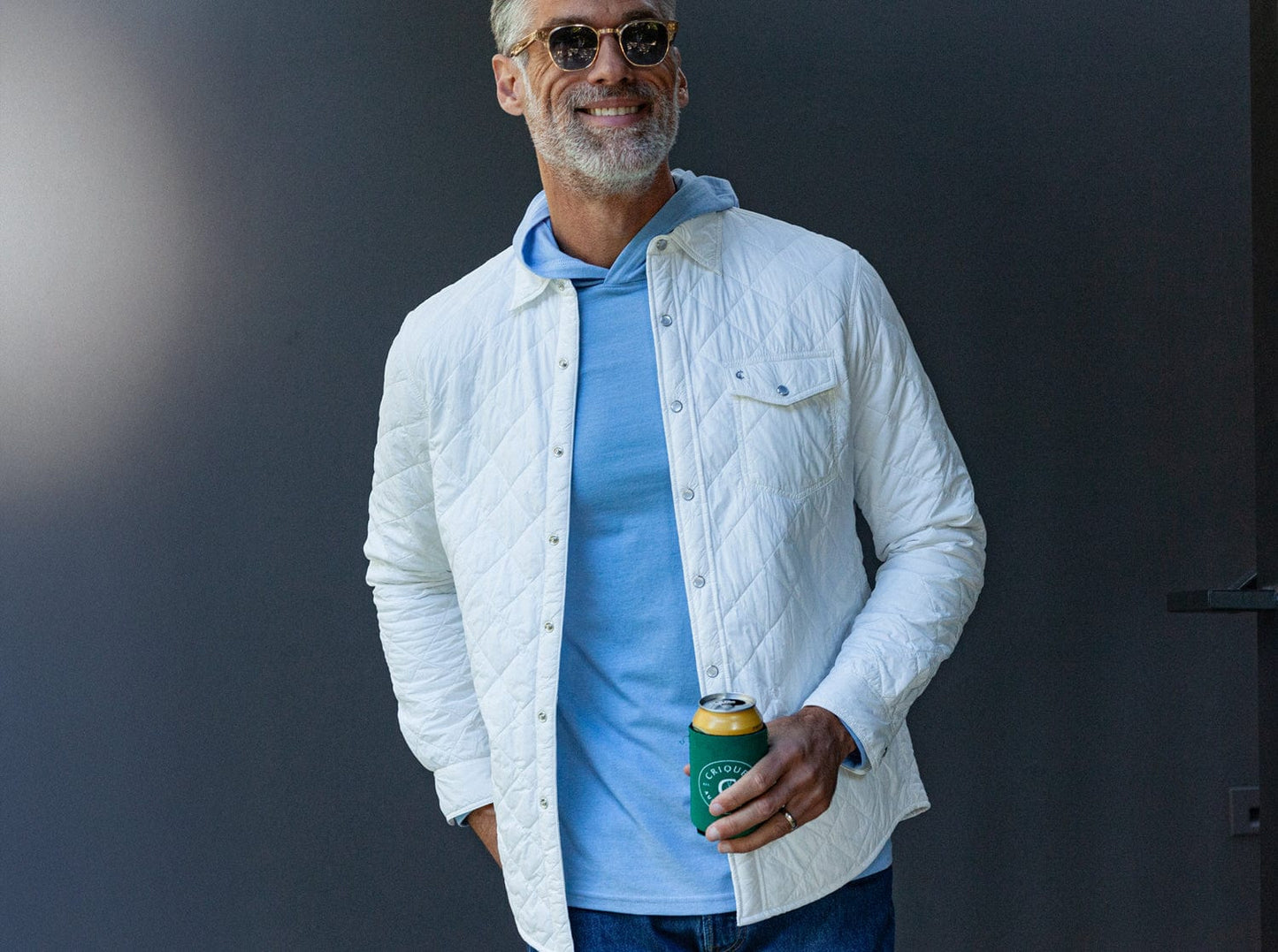 Quilted Shacket - White Album