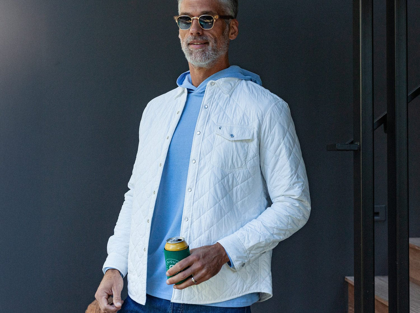 Quilted Shacket - White Album