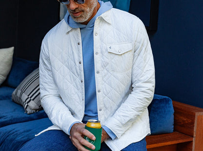 Quilted Shacket - White Album