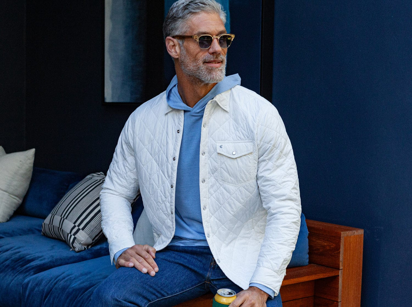 Quilted Shacket - White Album