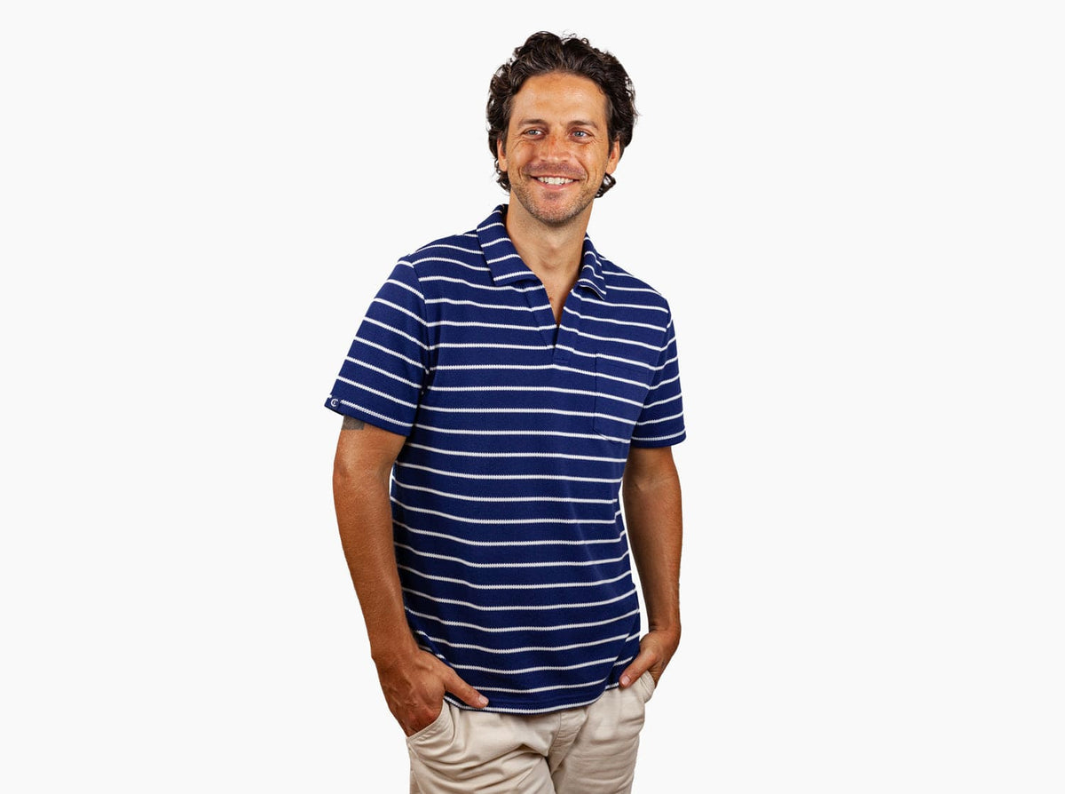 Monty Short Sleeve Polo Stripe