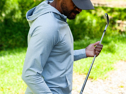 Ace Performance Hoodie - Dusty Blue