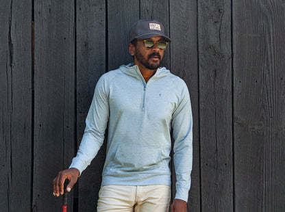 Ace Performance Hoodie - Dusty Blue