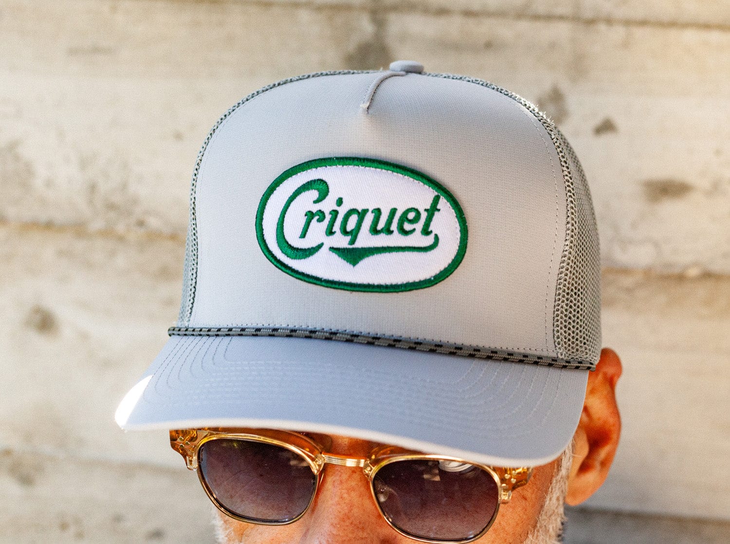 Trucker Hat - Criquet Script Patch - Gray Ripstop - Secondary