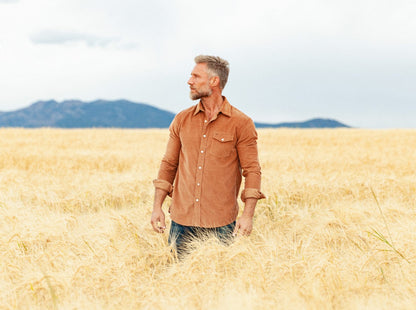 Corduroy Pearl Snap - Whiskey Business