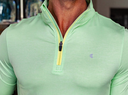 Feather Performance Pullover - Lime