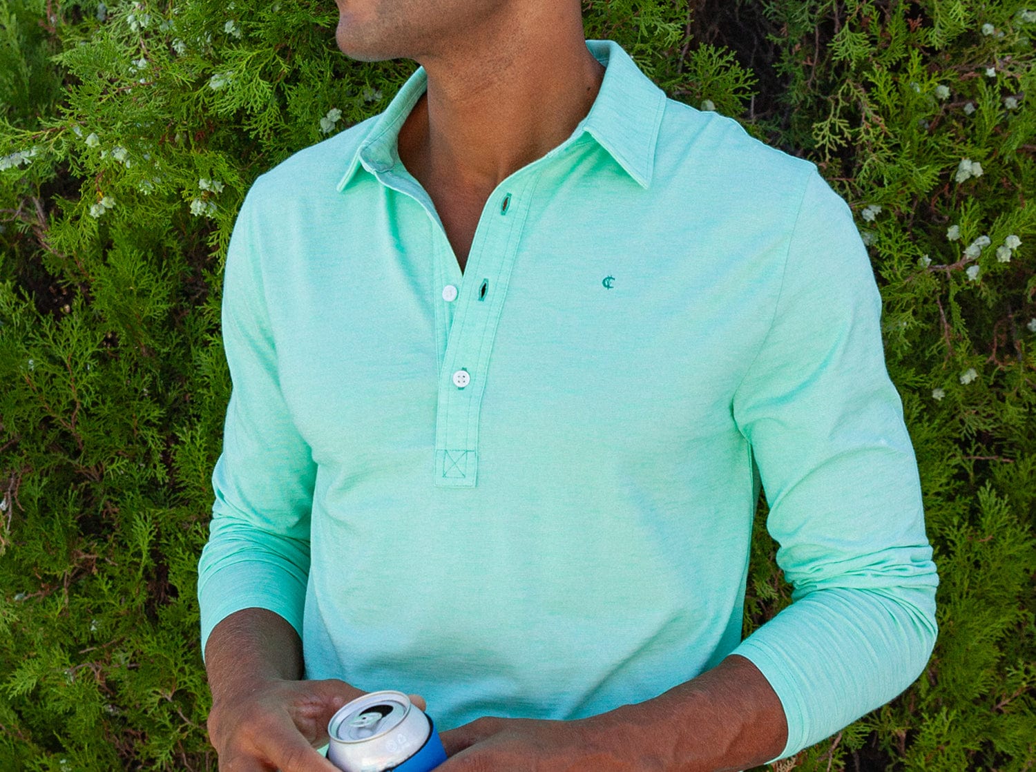 brrr° Long Sleeve Range Polo - Mint Julep – Criquet Shirts