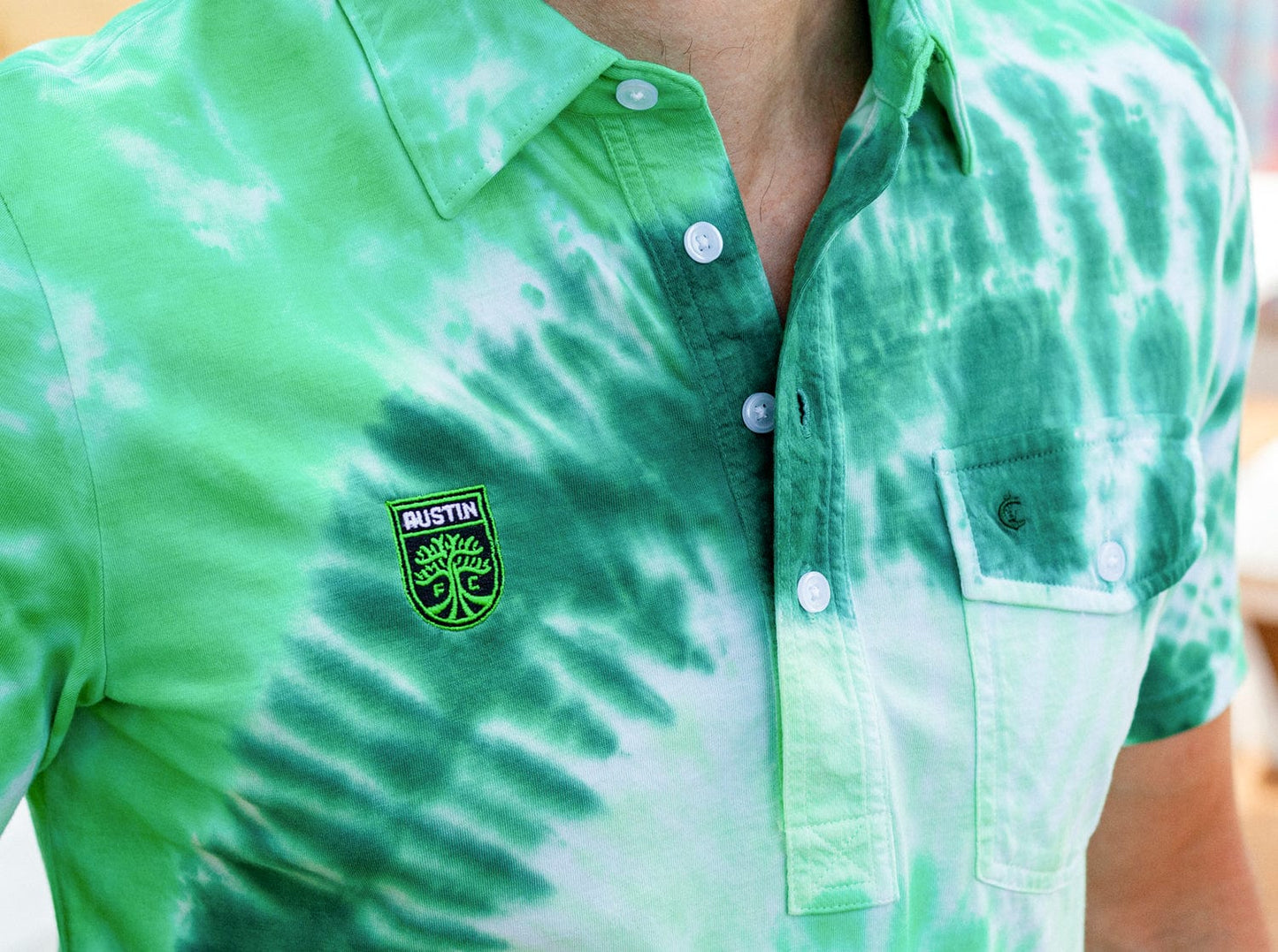 Austin FC - Classic Players Shirt - Verde Tie-Dye