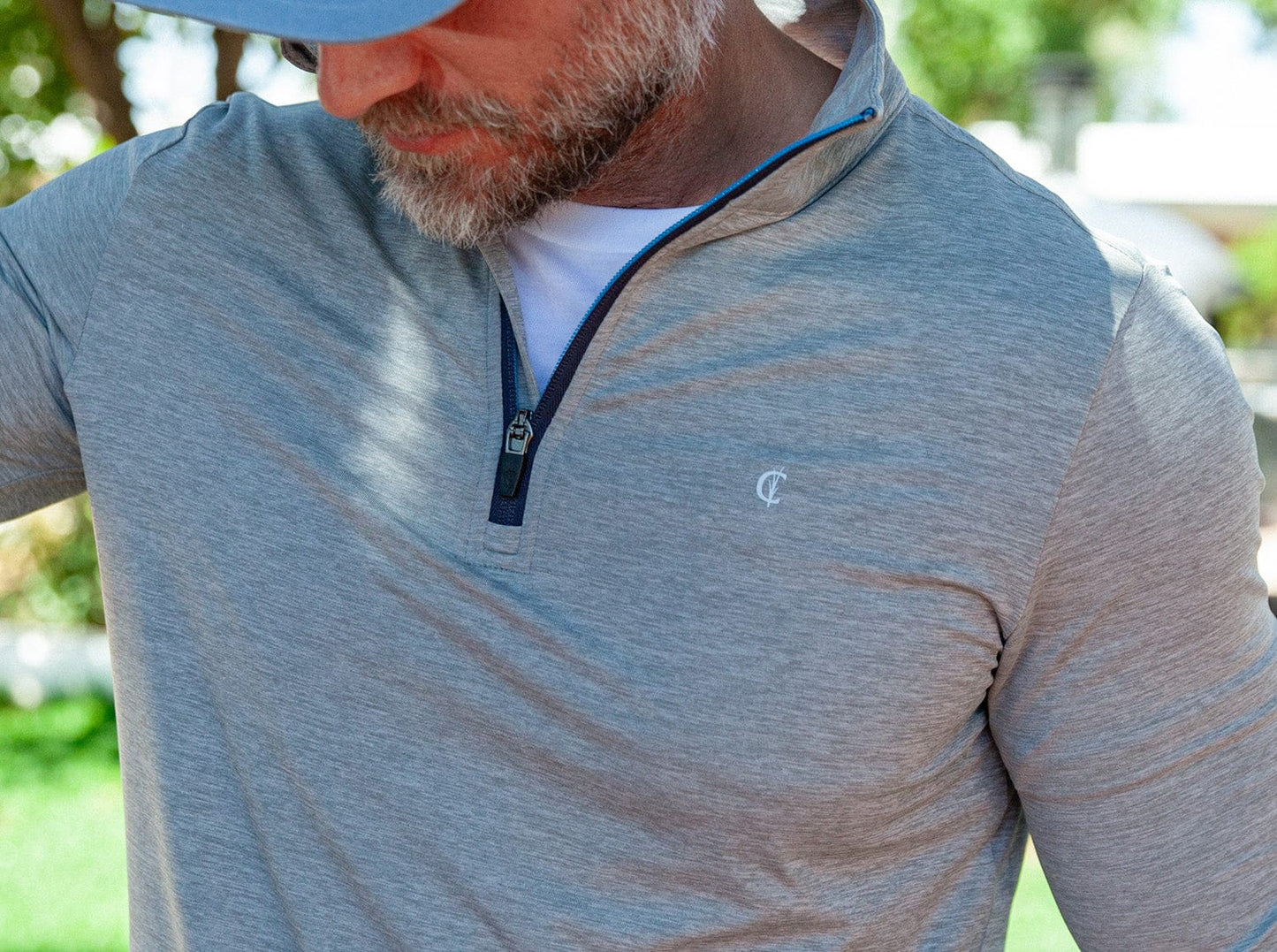 Feather Performance Pullover - Heather Gray