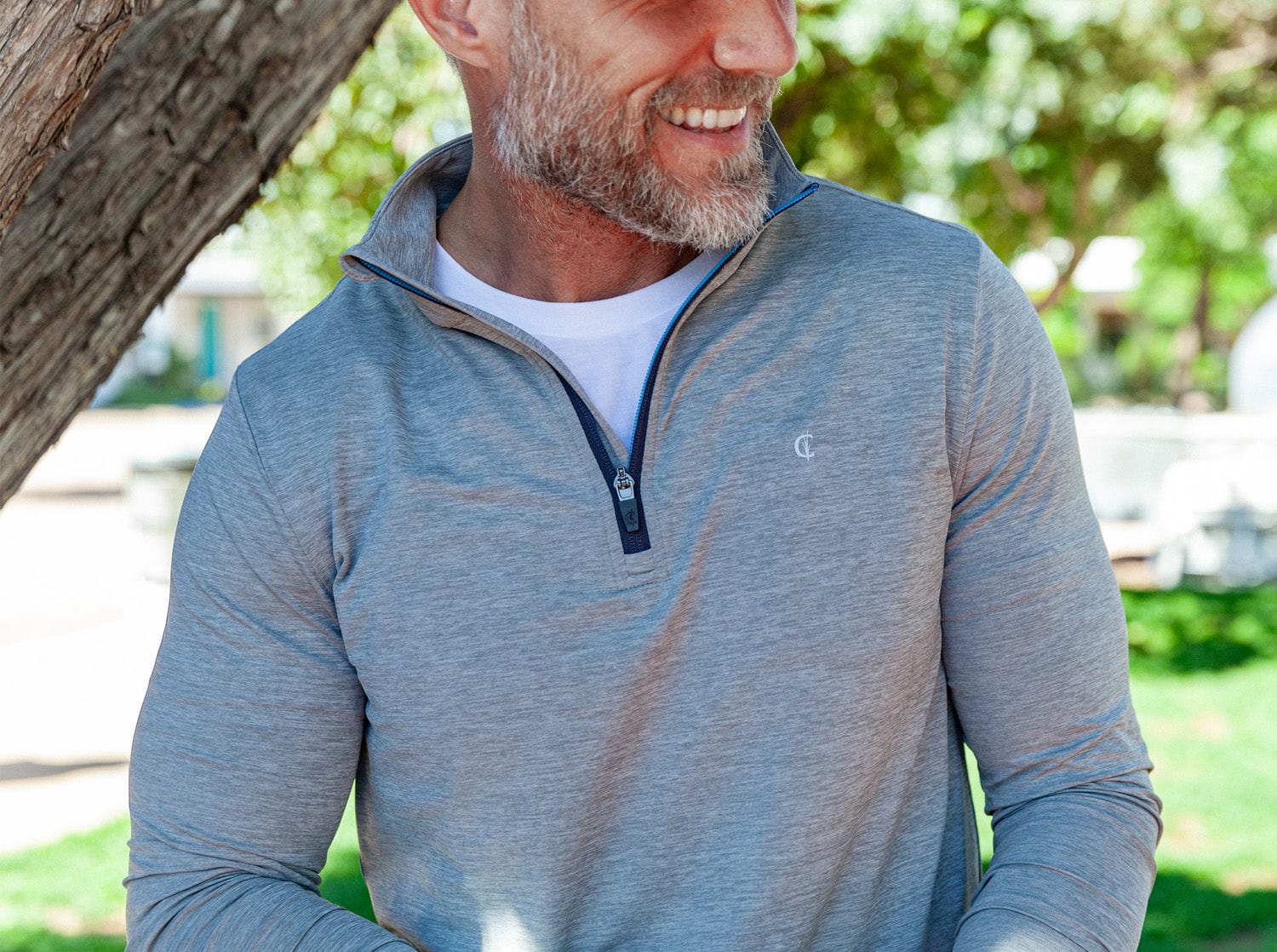 Feather Performance Pullover - Heather Gray - Secondary