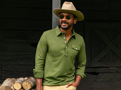 Long Sleeve Players Shirt - Rolling Green