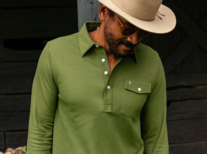 Long Sleeve Players Shirt - Rolling Green