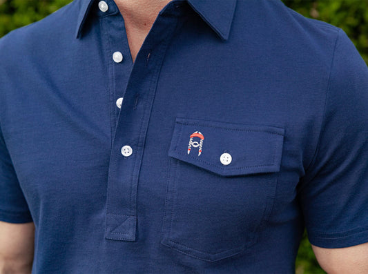 Willie Nelson Players Shirt - The Icon - Navy