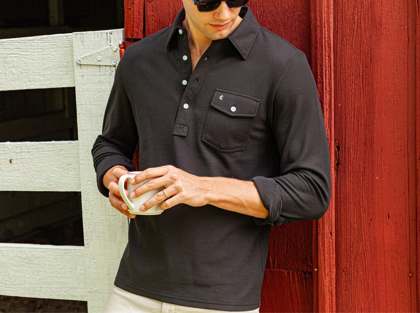 Long Sleeve Players Shirt - Blackstone