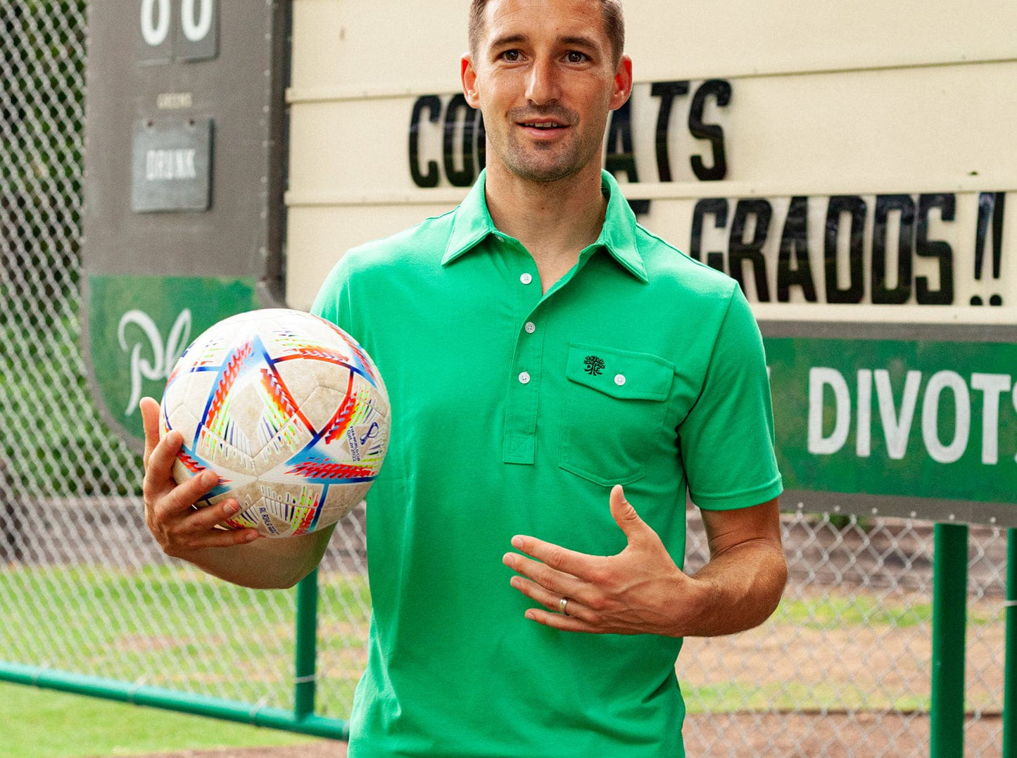AUSTIN FC - Coaches Players Shirt - Tree - Golf Green