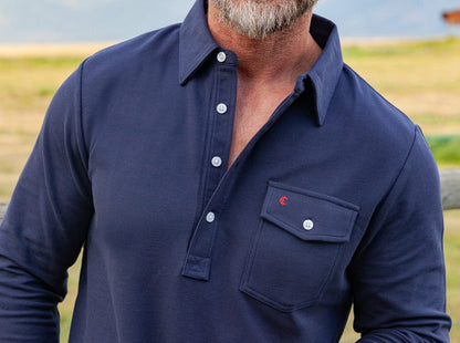 Long Sleeve Players Shirt - Peacoat