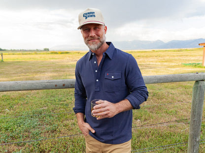 Long Sleeve Players Shirt - Peacoat